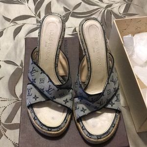 Louis Vutton wedges